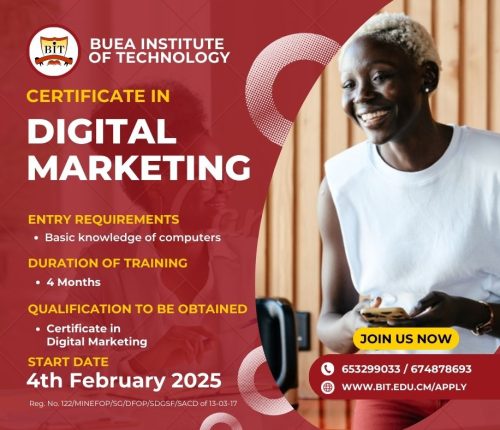 Certificate-Digital-Marketing-Buea-Intitute-of-Technology