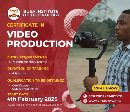 Certificate-Video-Production-Buea-Intitute-of-Technology